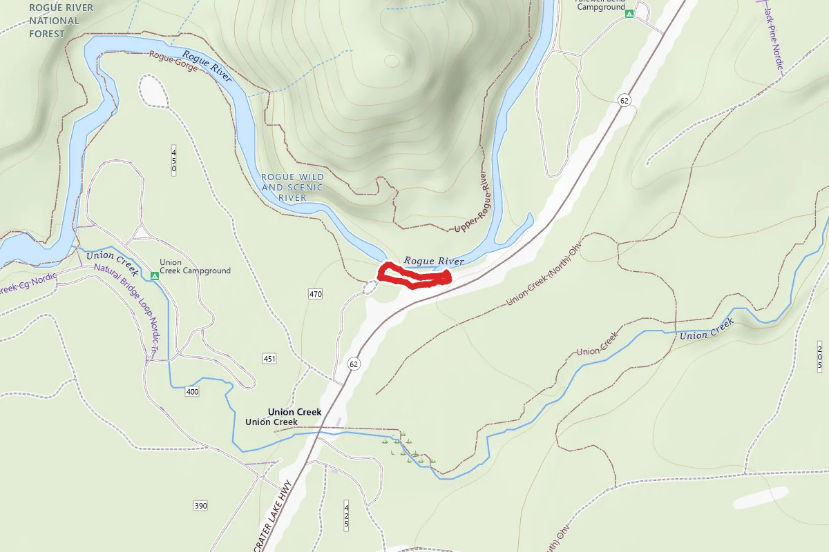 Rogue Gorge Trail