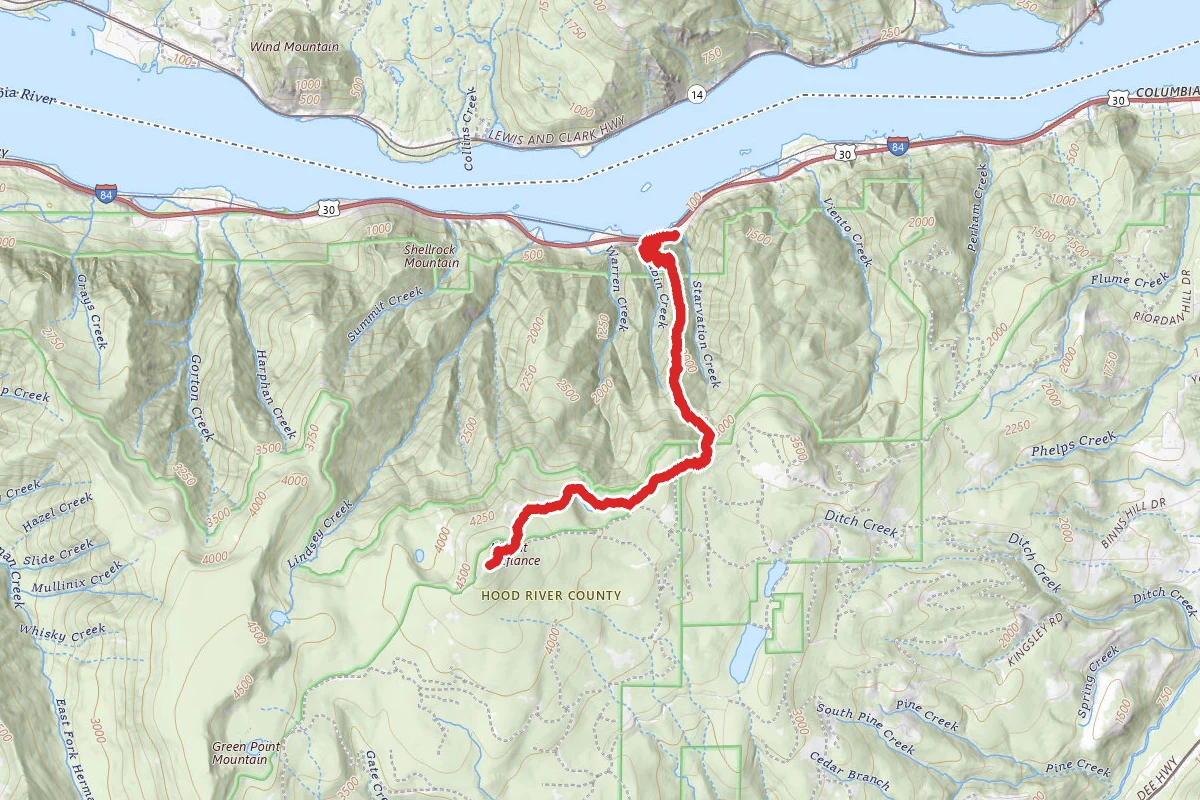 Starvation Ridge and Warren Lake Trail