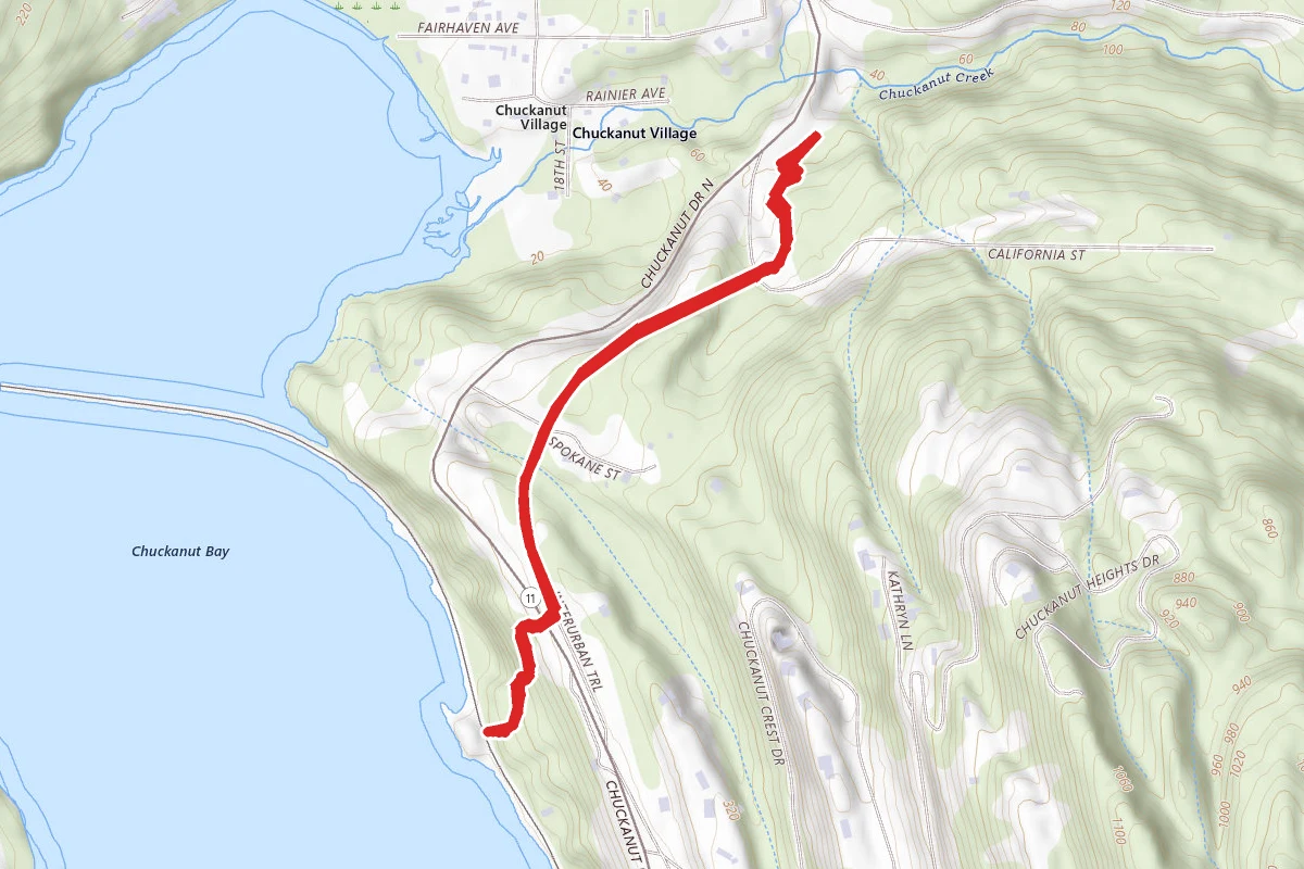 Teddy Bear Cove via Interurban Trail