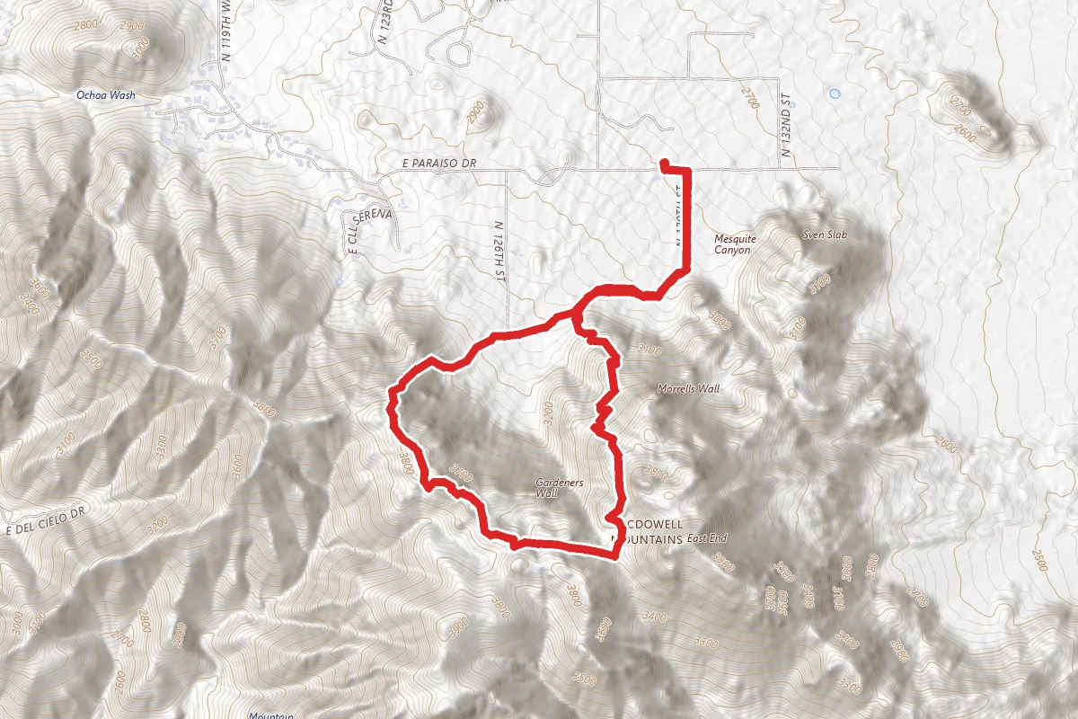 Tom's Thumb Via North Side Loop Trail