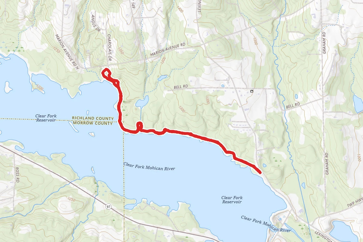 Stoller Road Trail from Lexington Ontario Road