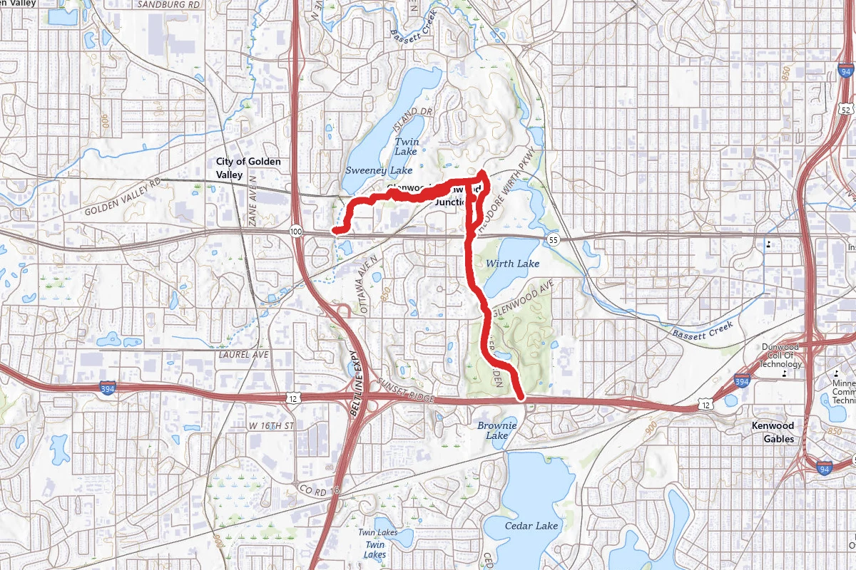 Theodore Wirth MTB Trail