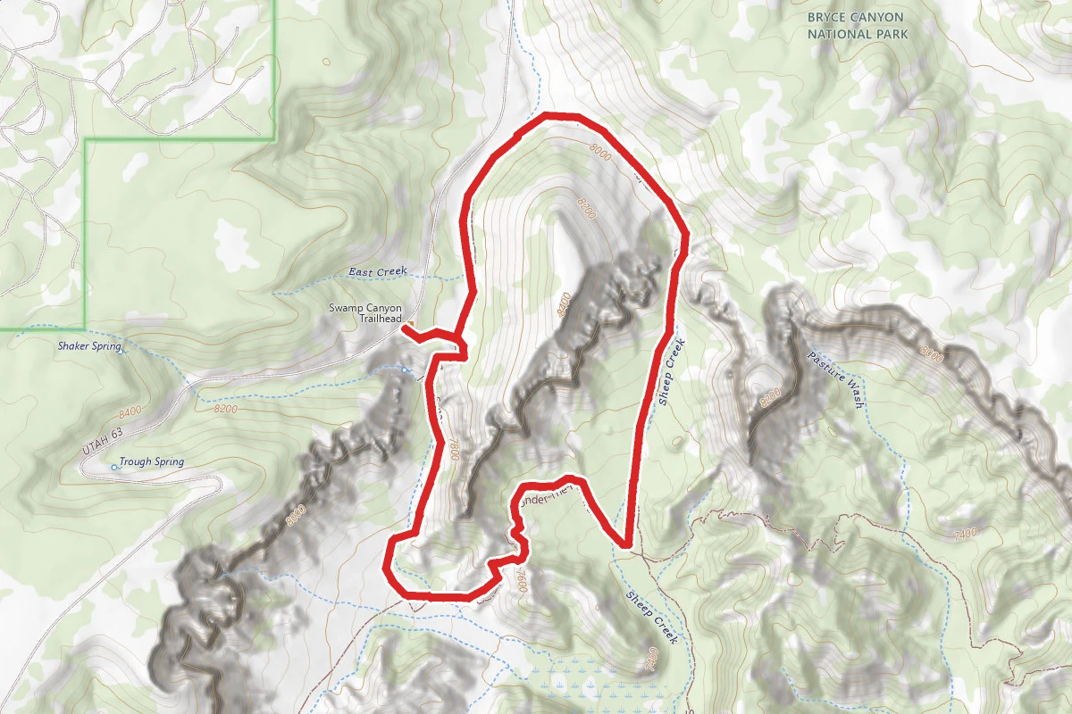 Sheep Creek and Swamp Canyon Loop