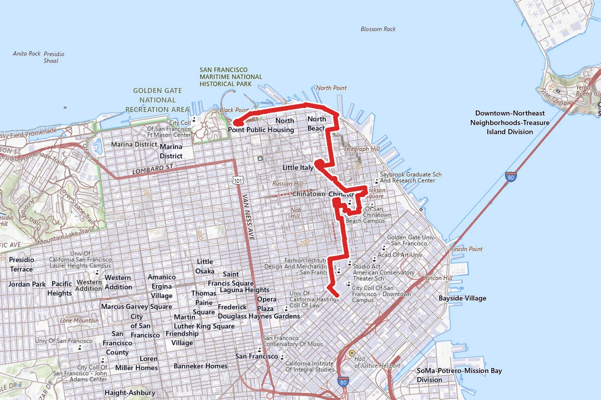 Barbary Coast Trail