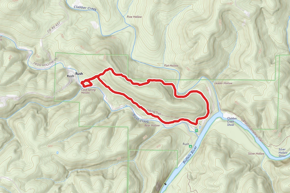 Rush Mountain Mining Loop Trail