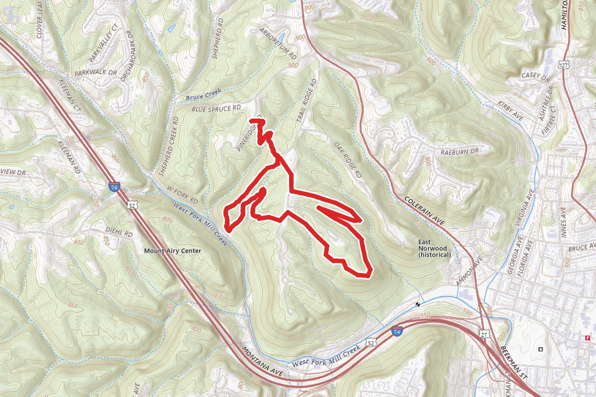 G Trail, Cedar Trail, Furnas Trail Loop