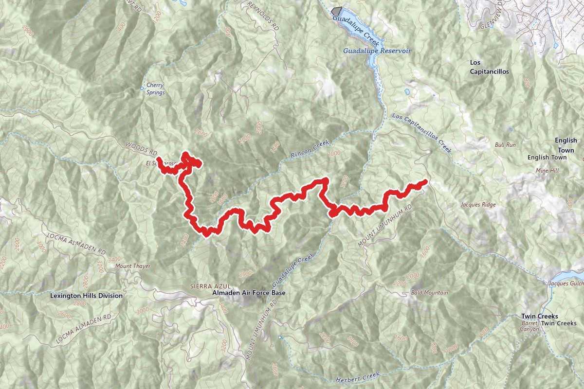 Mt. El Sombroso via Woods Trail