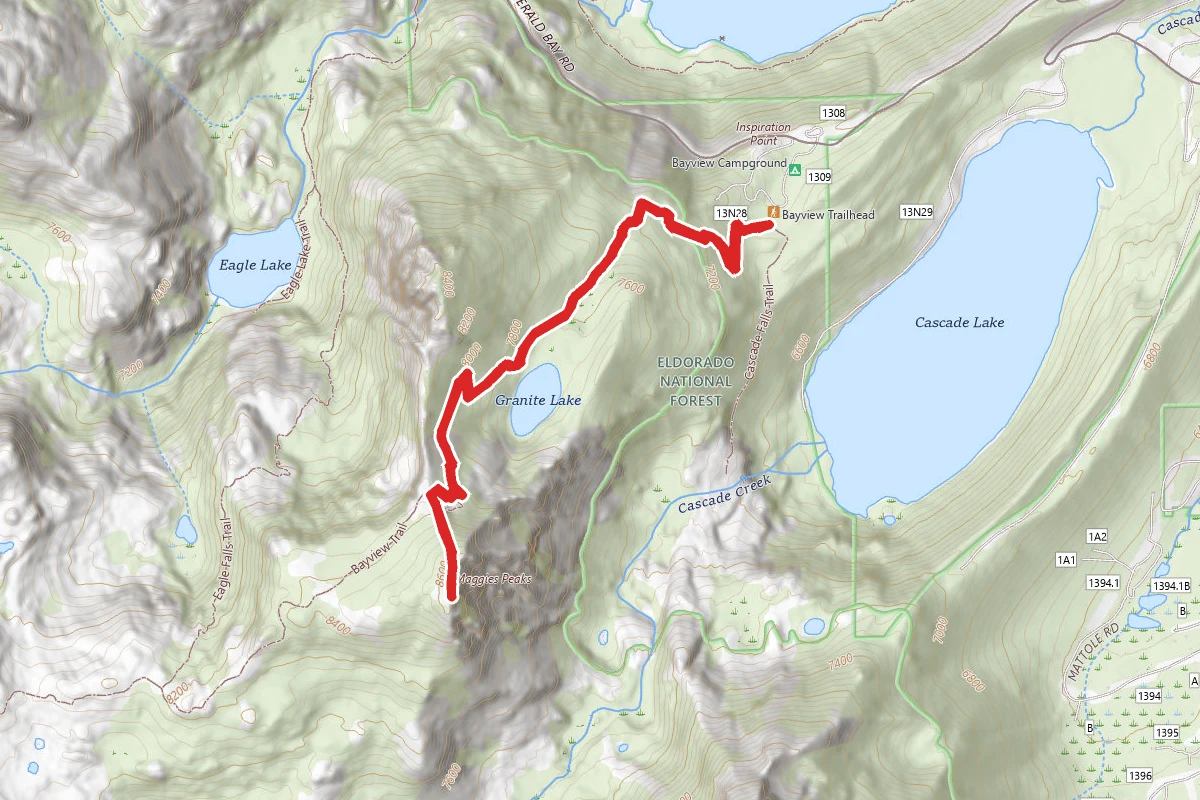 Granite Lake & Maggie's Peaks