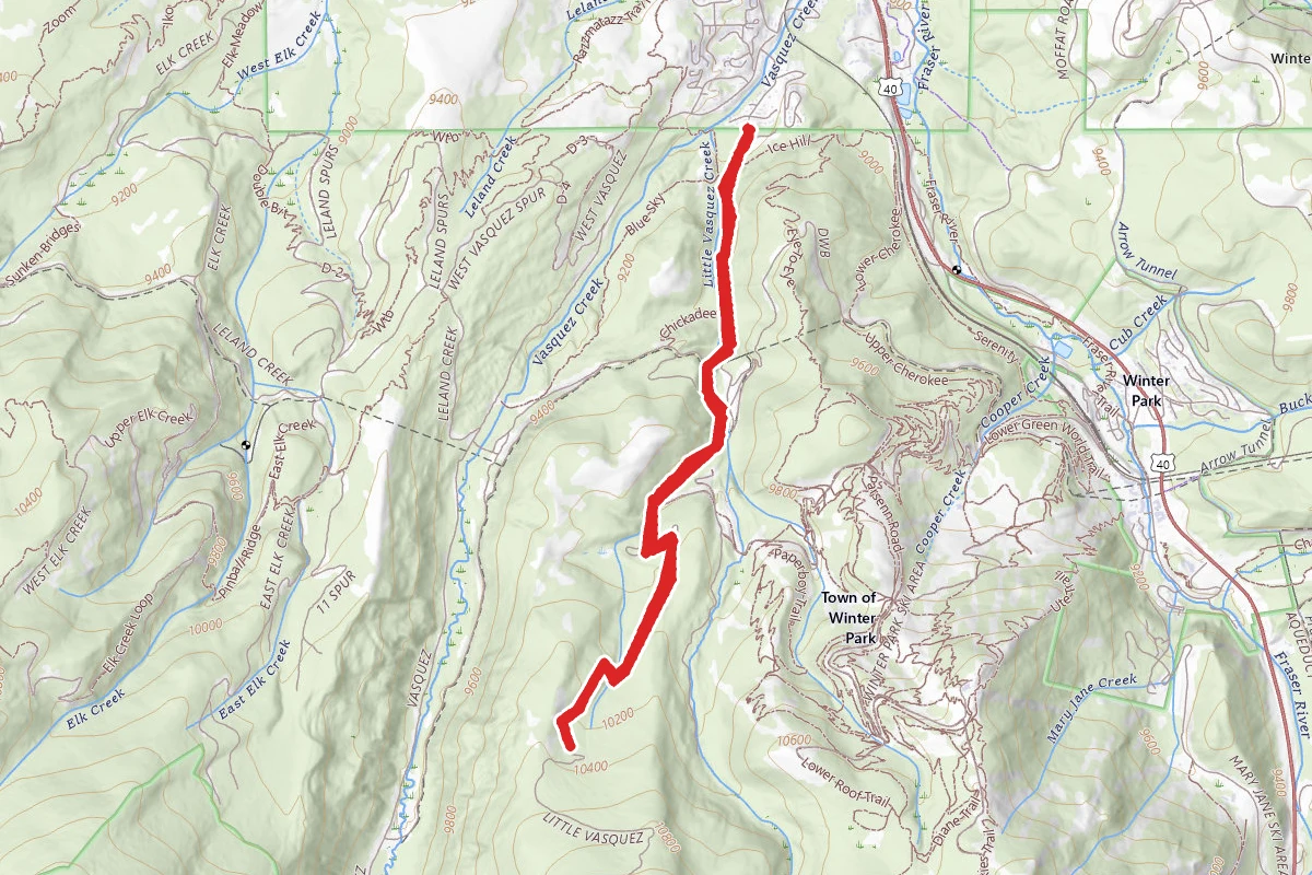Little Vasquez Creek Trail