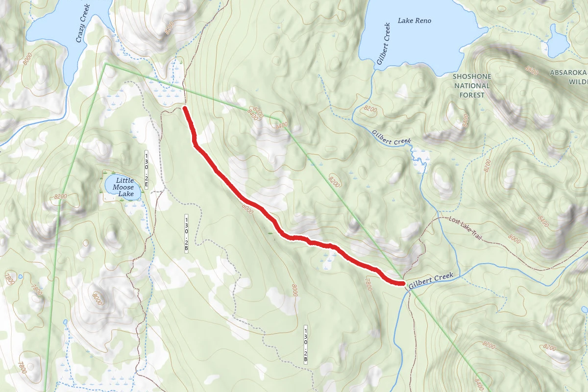 Lost Lake Cutaccross Trail