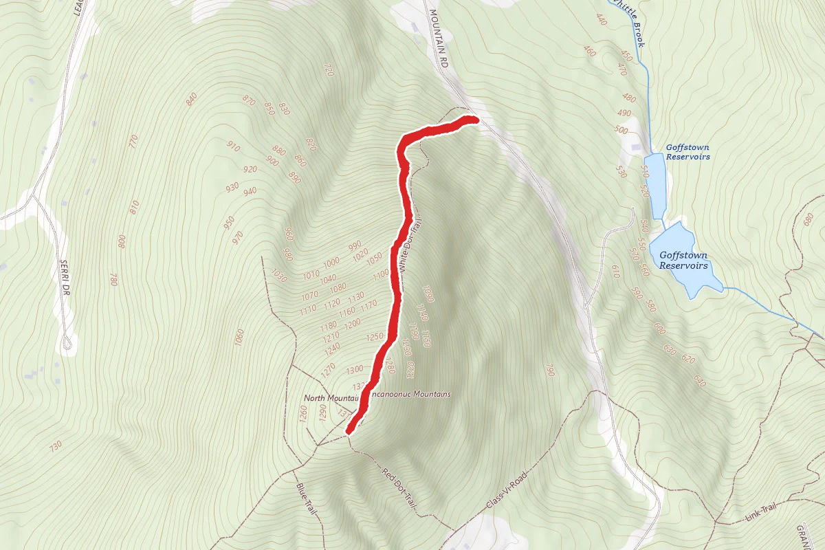 White Dot Trail to North Uncanoonuc Mountain