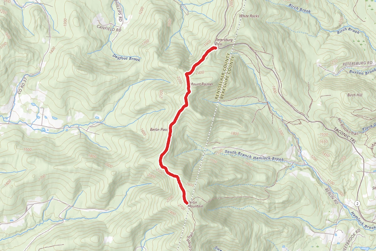 Berlin Mountain via Taconic Crest Trail