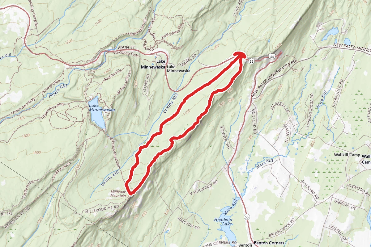 Trapps, Coxing and Millbrook Ridge Trail Loop
