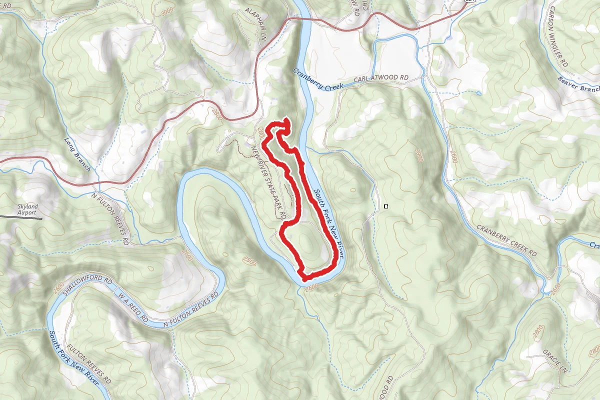 New River State Park Campground Loop