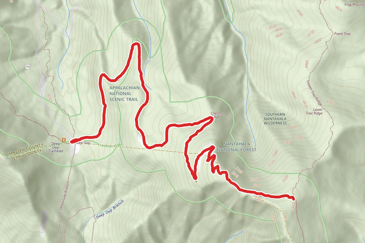 Standing Indian Mountain via Deep Gap