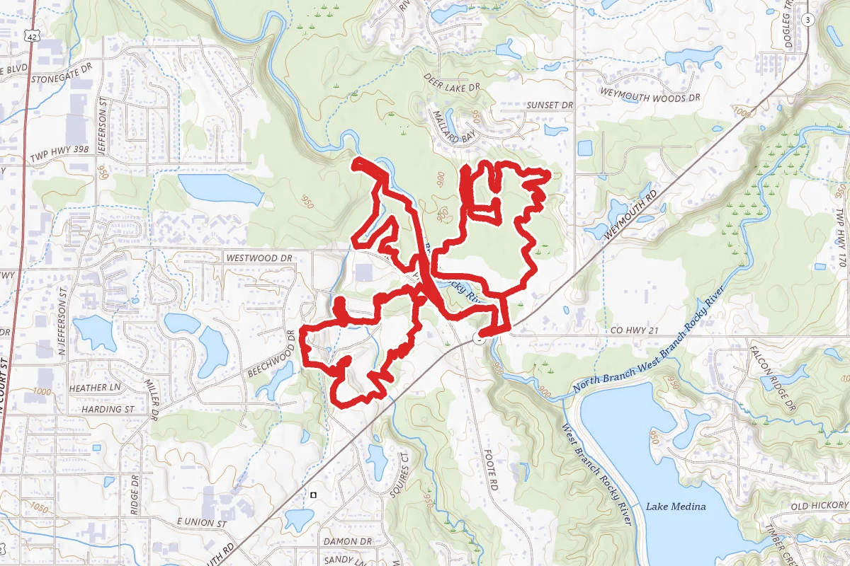 Reagan and Huffman Trails