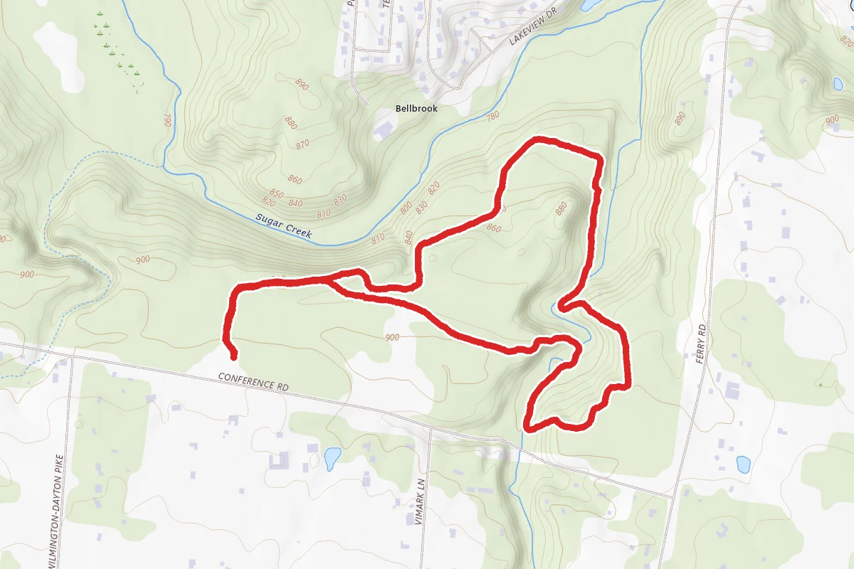 Sugarcreek Green and Orange Loop