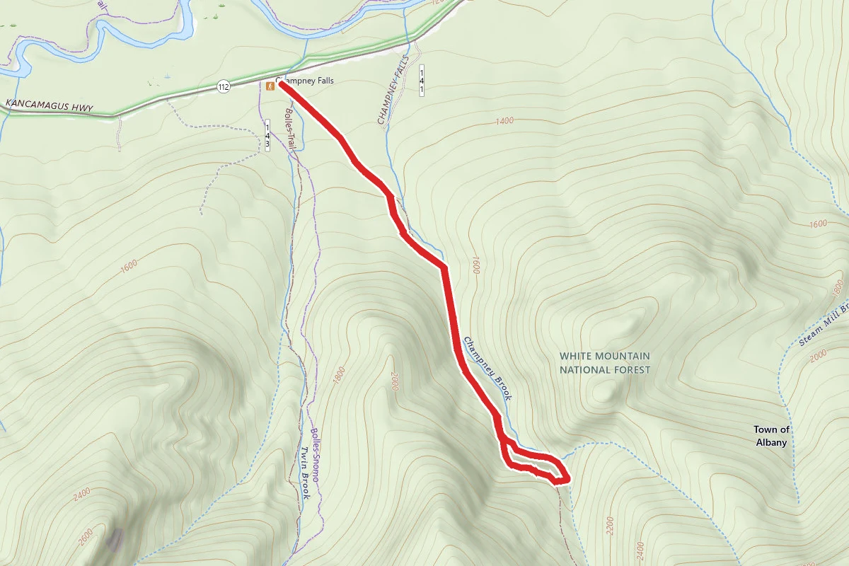 Champney Falls Trail