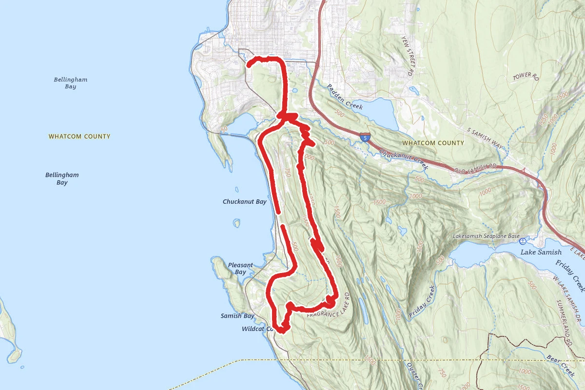 Interurban Trail and Fragrance Lake