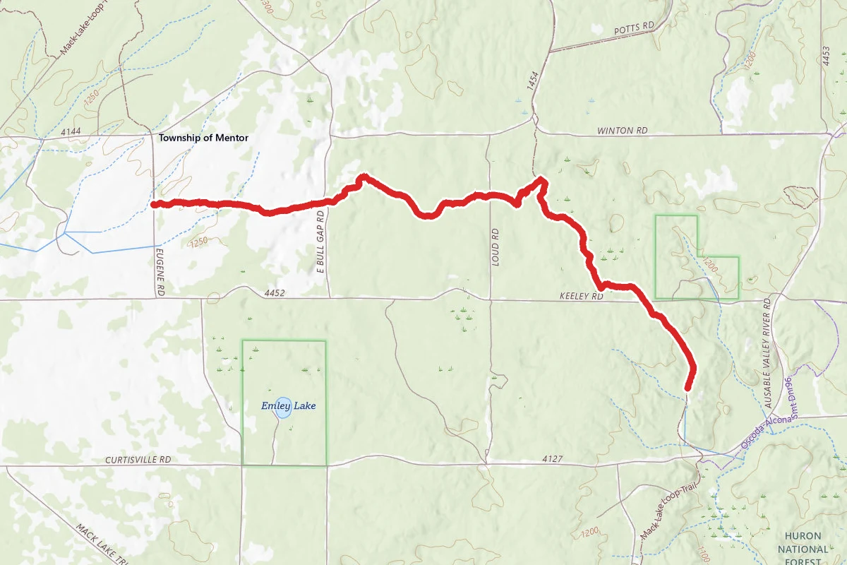 Mack Lake Loop Trail