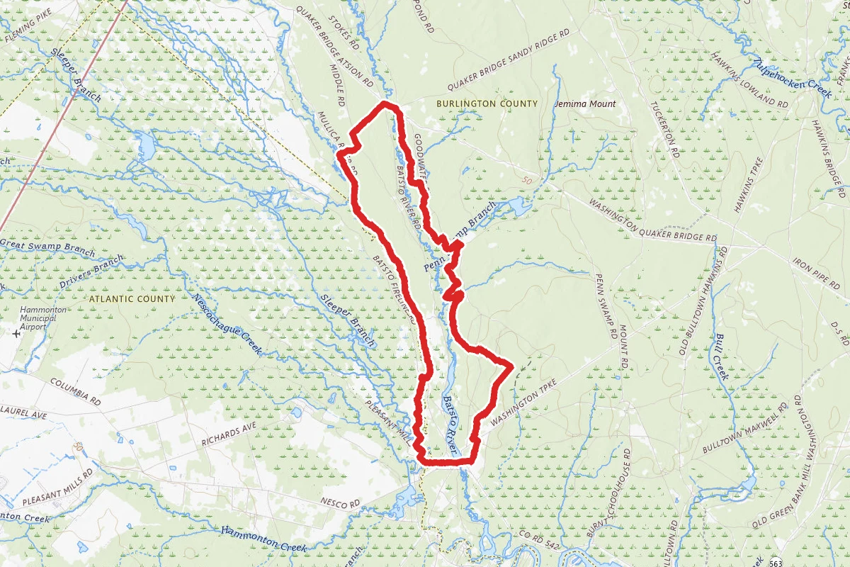 Mullica River and Batona Trail Loop