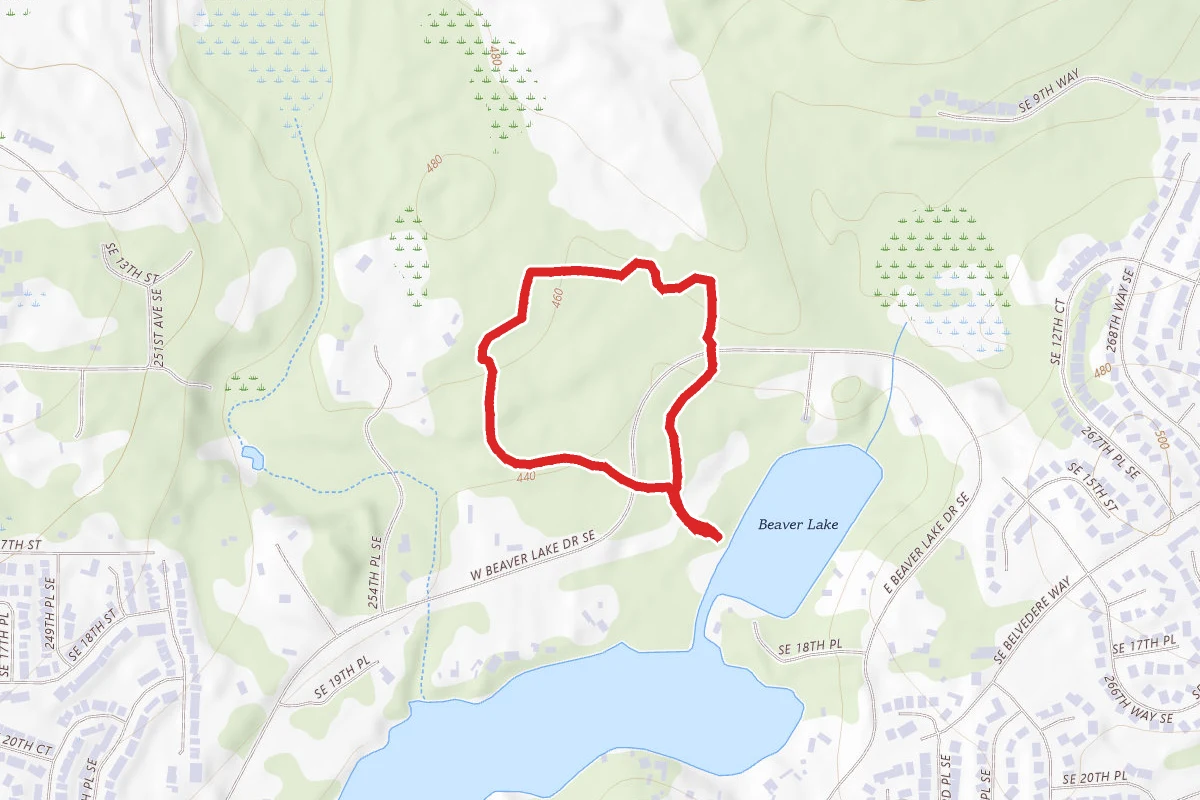 Beaver Lake Park Trail