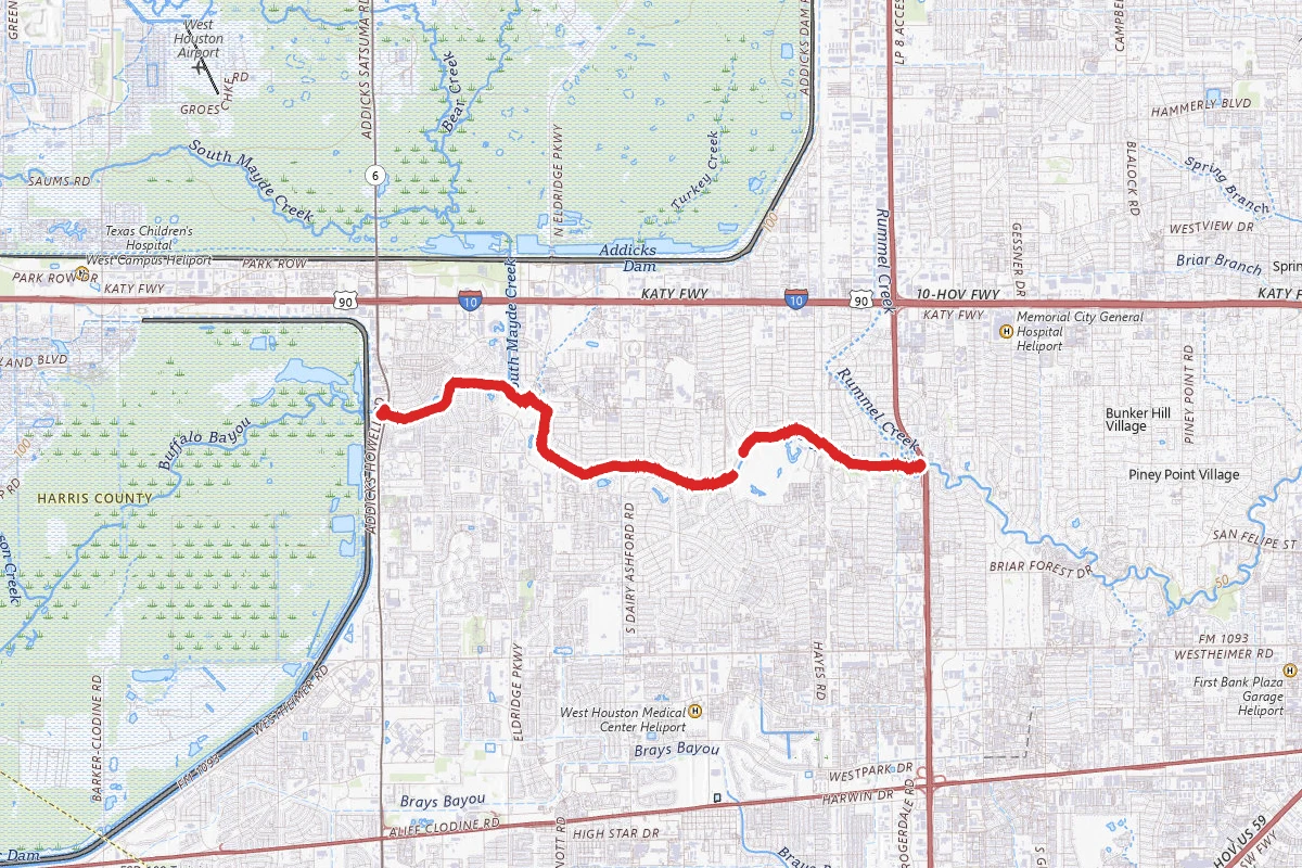 Quail Trail via Mockingbird Trail