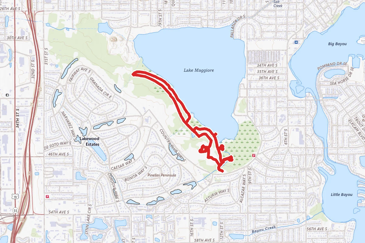 Main and Lakeside Trail Loop