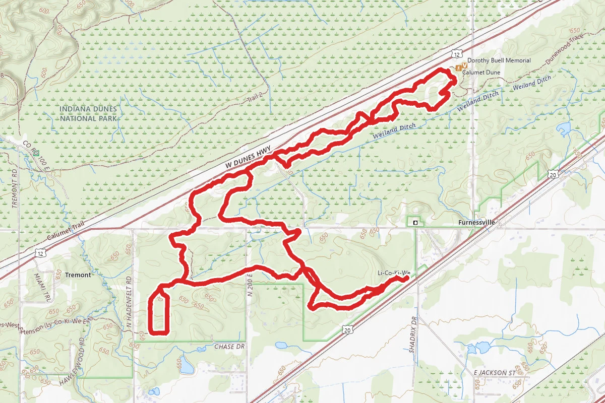 Glenwood Dunes Trail
