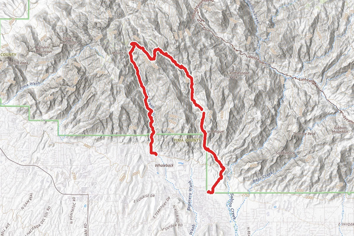 Ventana and Esperero Trail