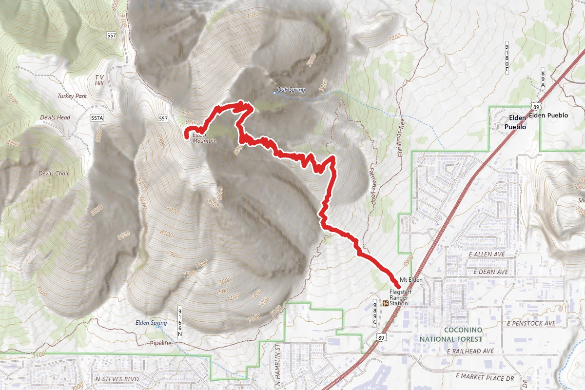 Elden Lookout Trail