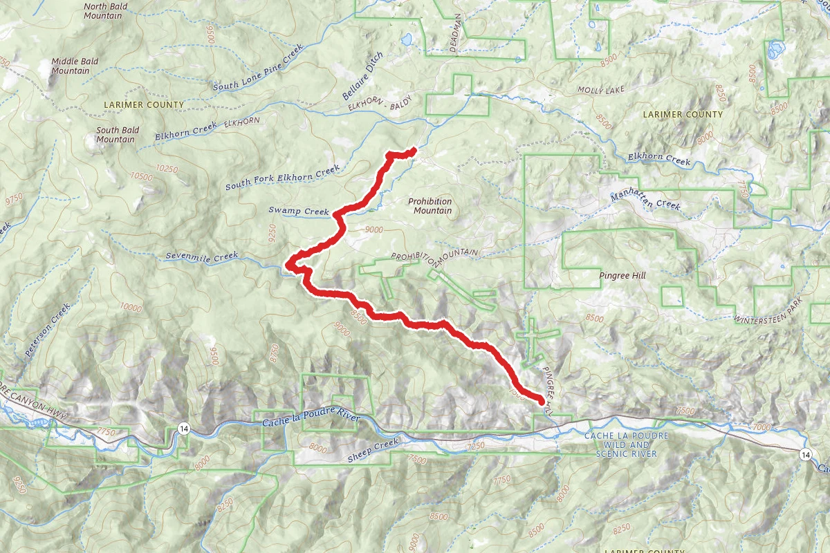 Sevenmile Creek OHV Route