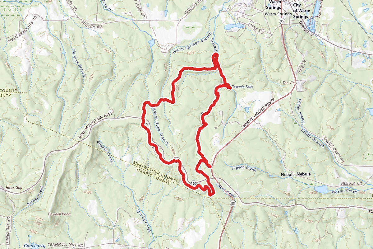 Pine Mountain Trail and White Candle Trail Loop