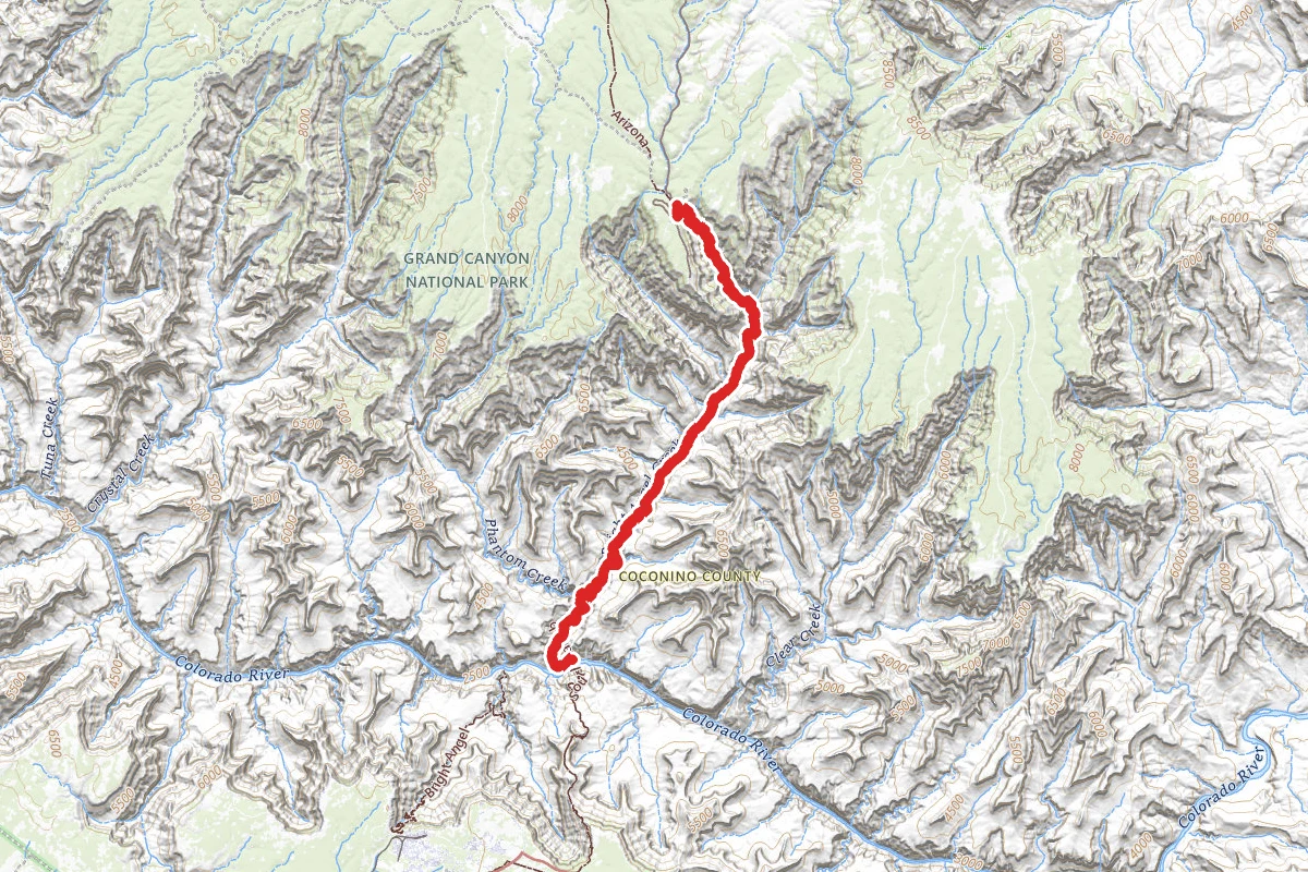North Kaibab Trail to Colorado River