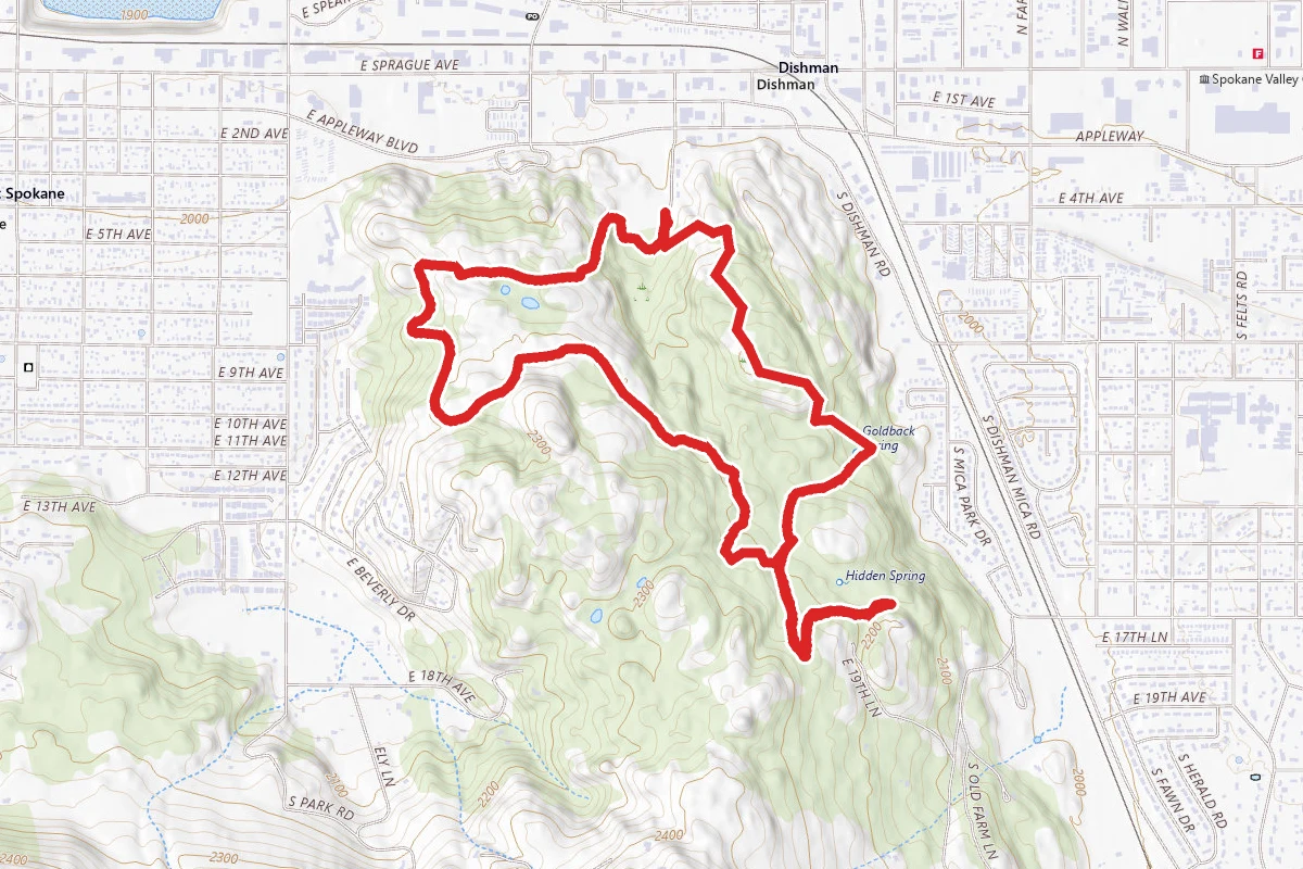 Dishman Hills Natural Area Trail