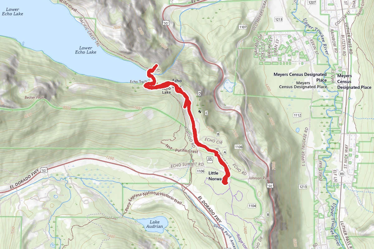 Little Norway to Lower Echo Lake