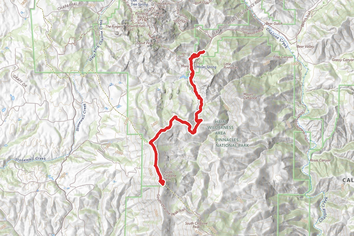 Chalone Peak Trail