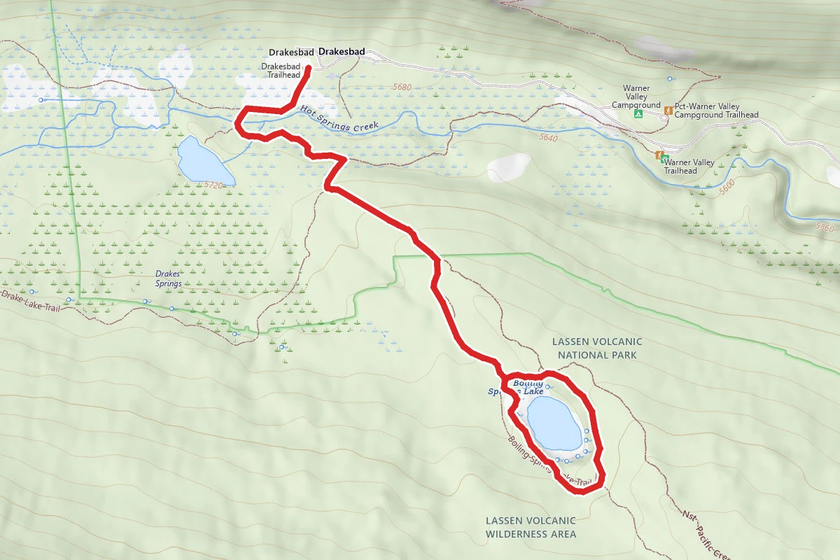 Boiling Springs Lake Loop Trail