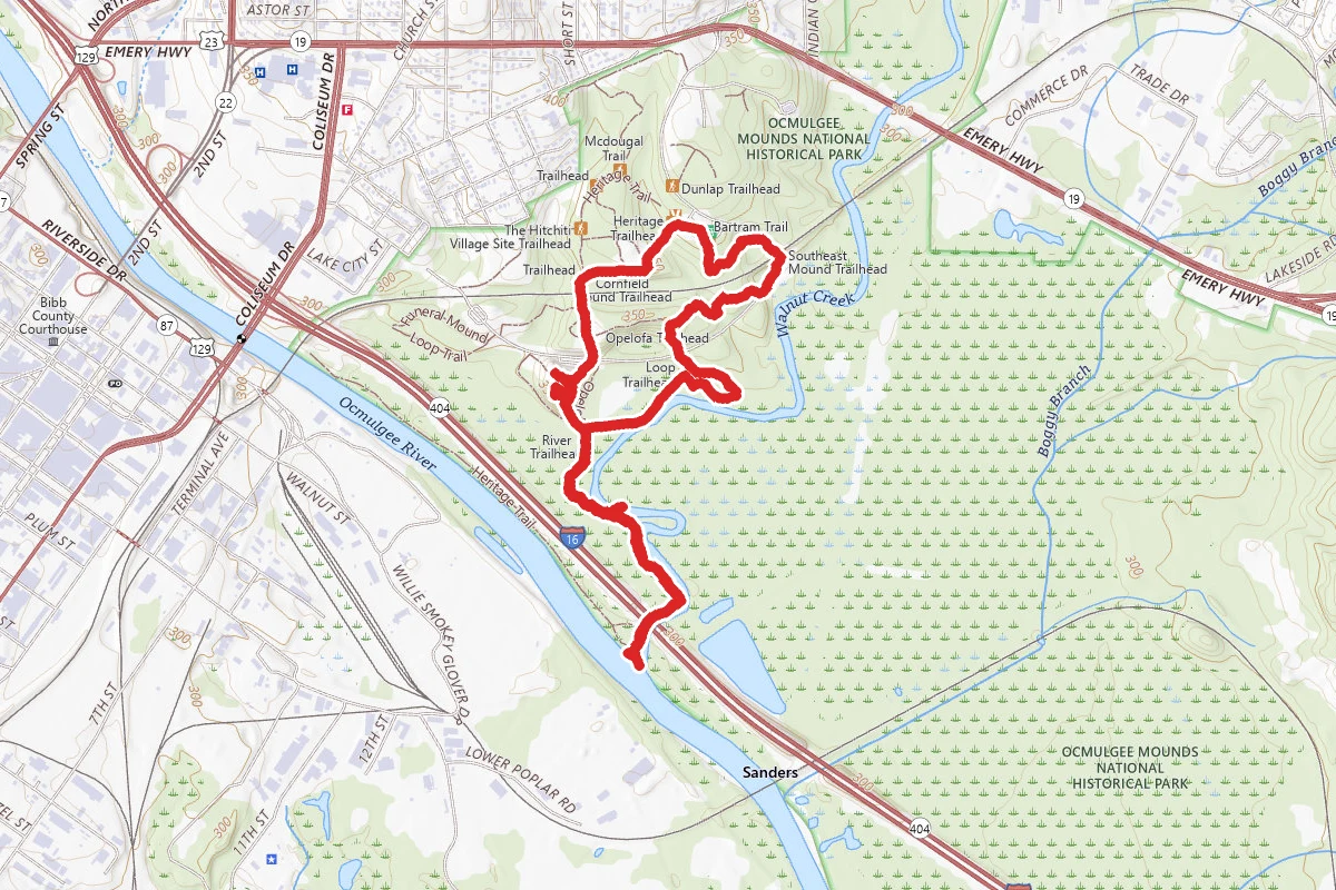 Bartram and River Loop Trail