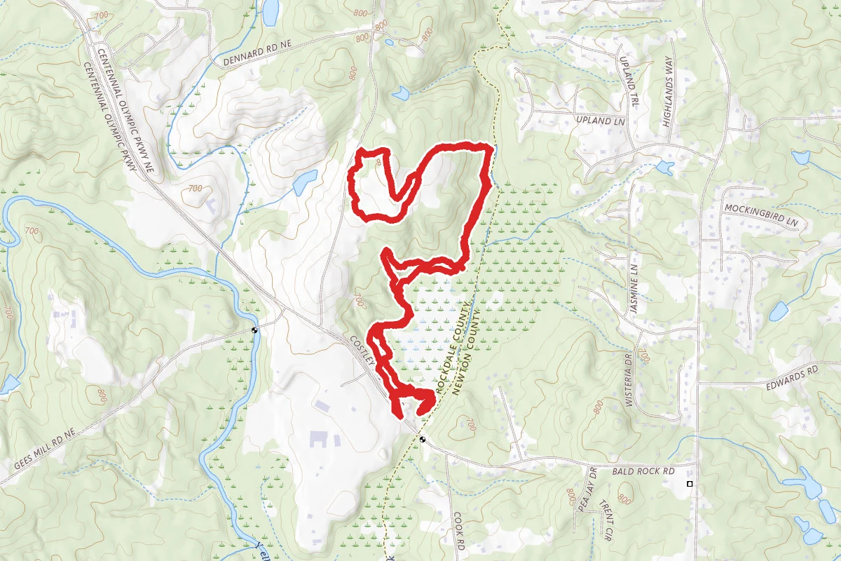 Big Haynes Creek Nature Center (Georgia International Horse Park) - Bike only trail