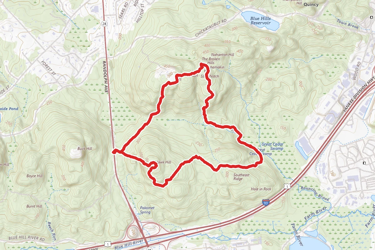 Skyline Loop Trail to Hawk's Hill