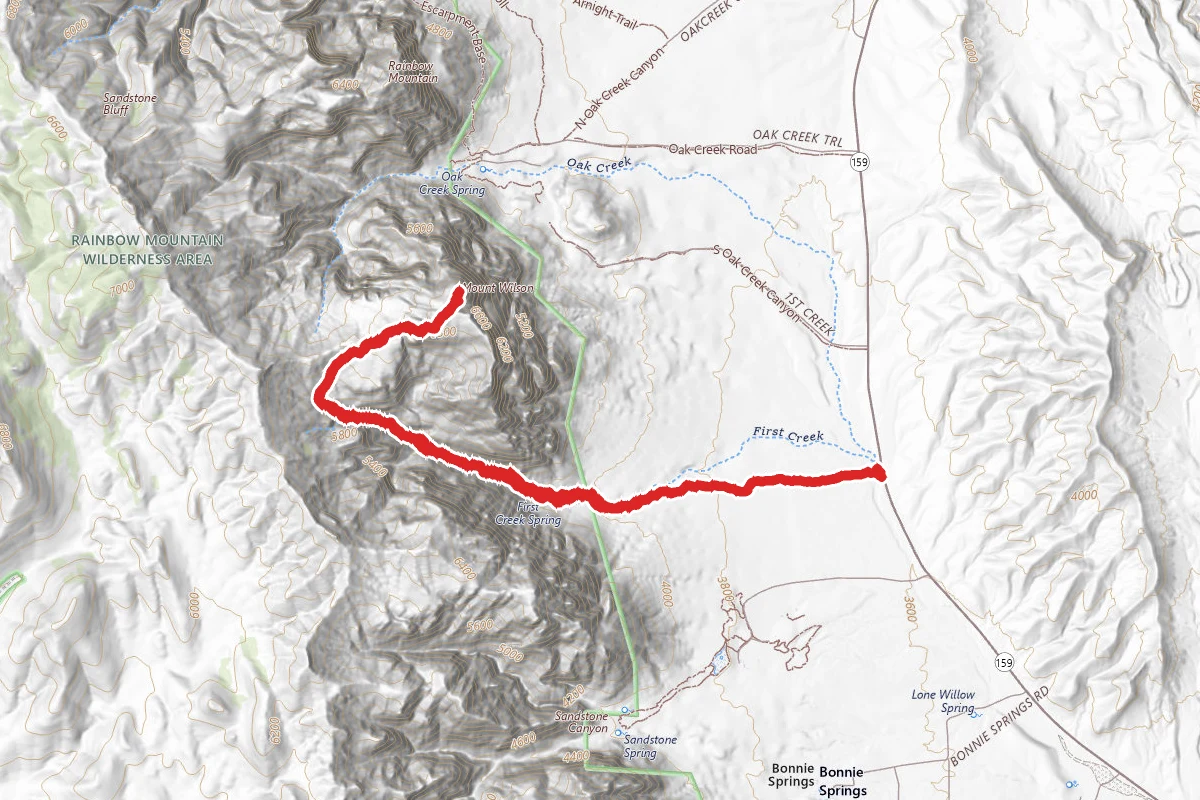 Mount Wilson via First Creek Trail