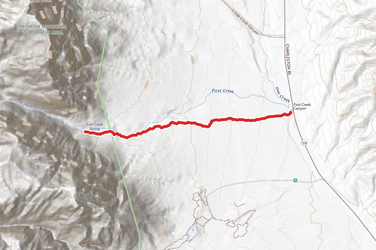 Pine Creek Canyon Trail