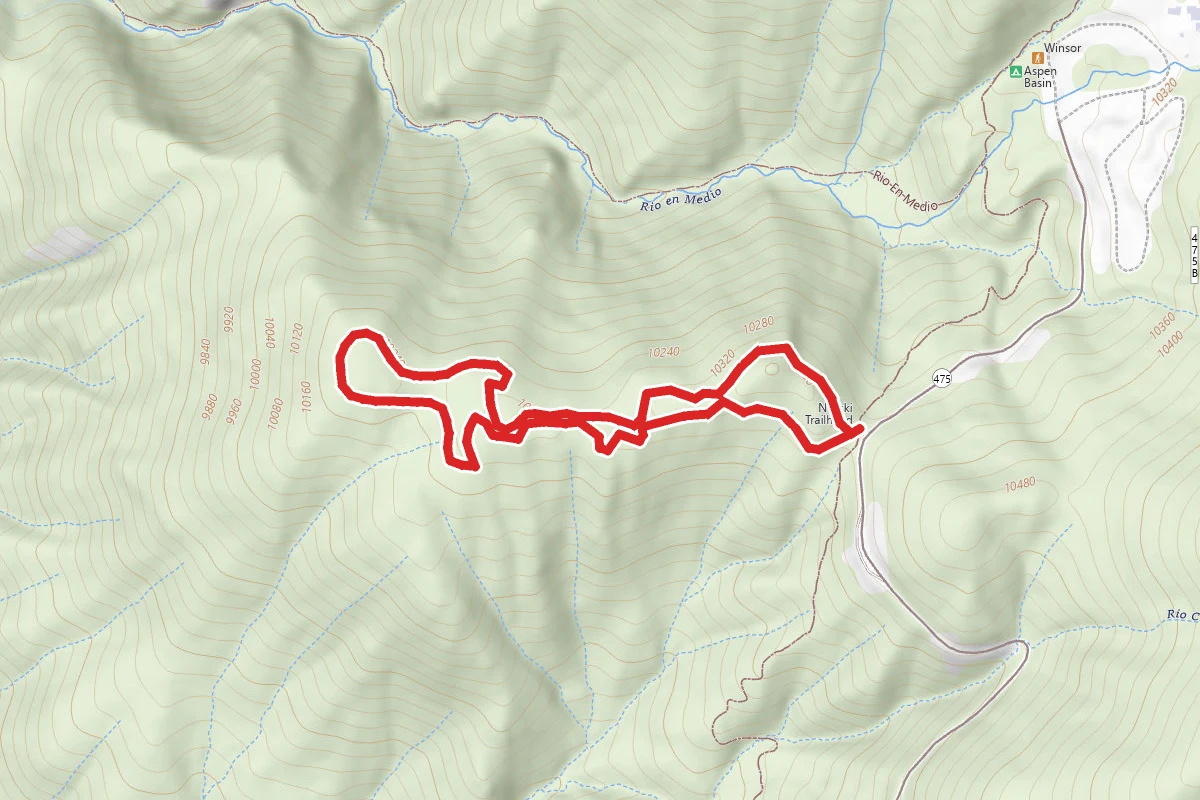 Norski Cross Country Ski Track