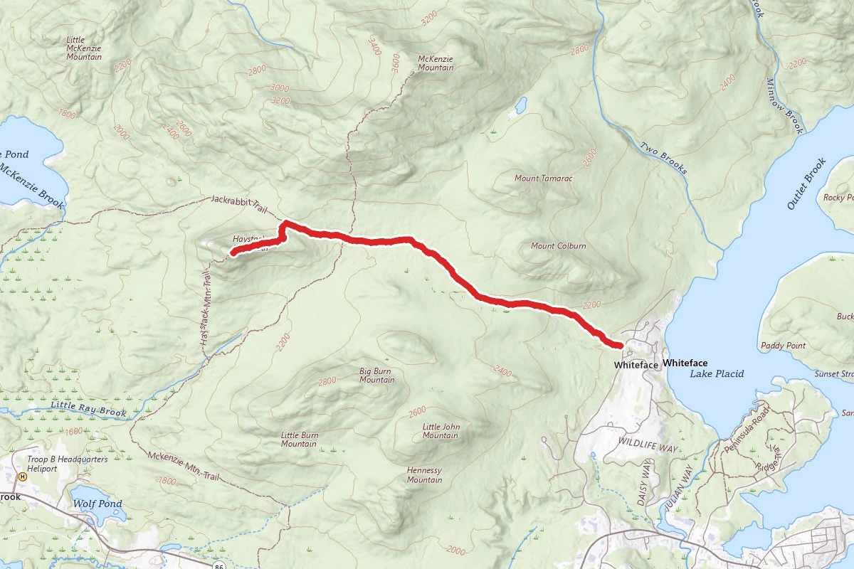 Haystack Mountain via Jackrabbit Trail