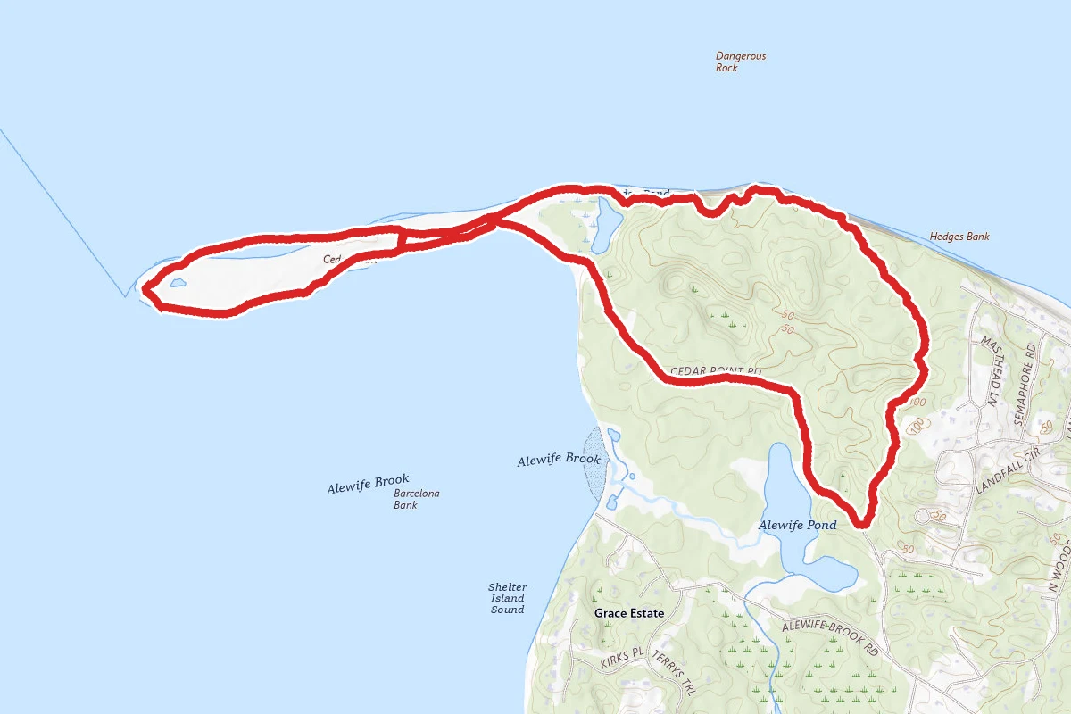 Cedar Point Lighthouse Loop Trail