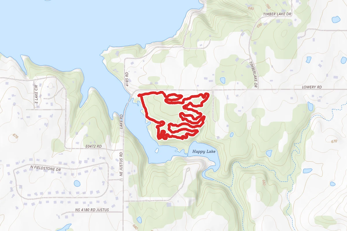 Claremore Mountain Bike Trail