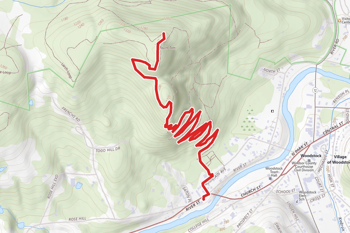 Mount Tom via Faulkner Trail