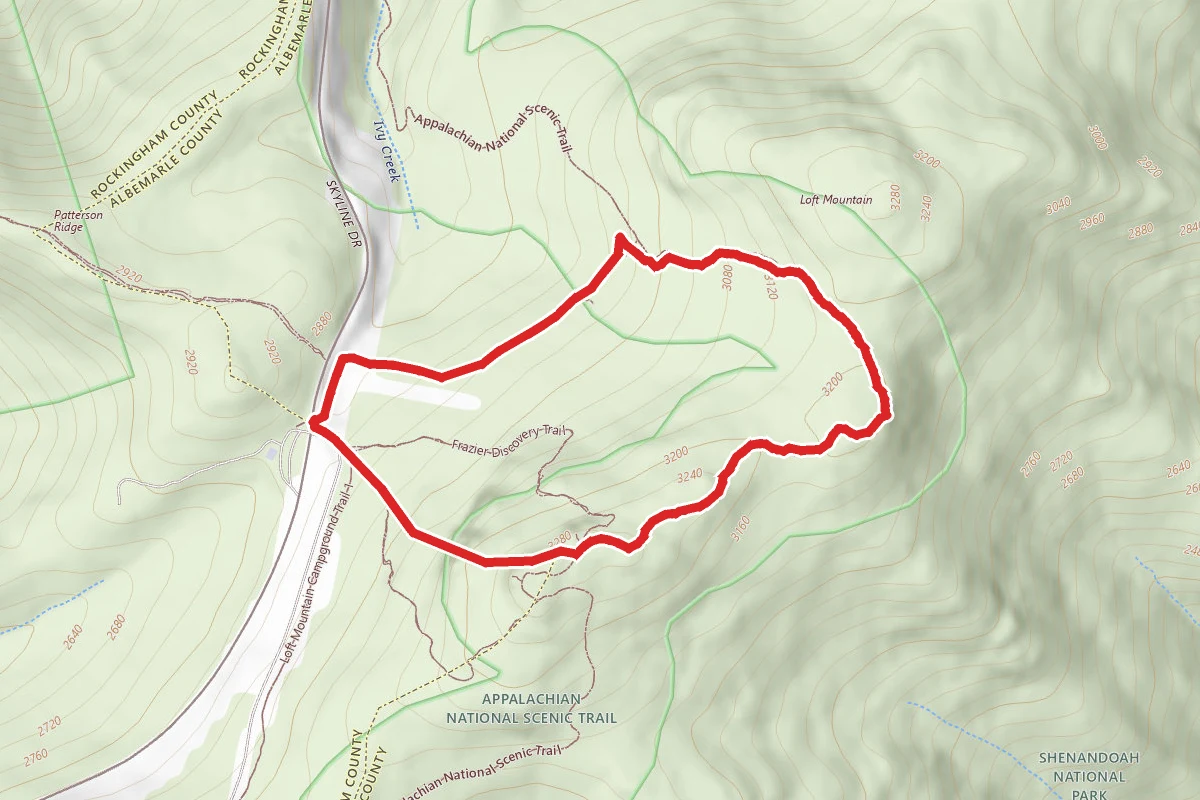 Loft Mountain Loop via Appalachian Trail