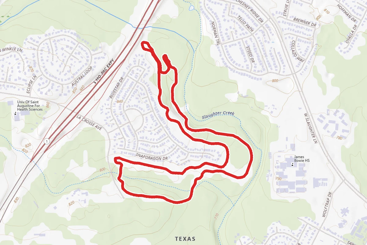 Veloway Park trail